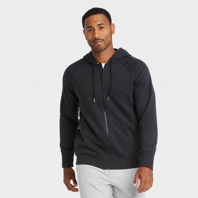 Men's Cotton Fleece Full Zip Hoodie - All in Motion™