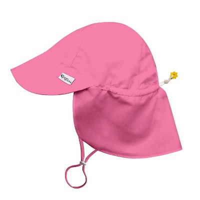 Green Sprouts UPF50+ Eco Flap Hat Hot Pink