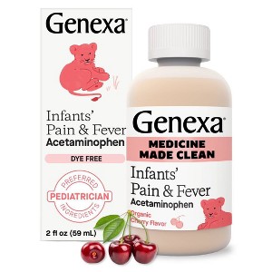 Genexa Infants' Pain & Fever Treatment - Cherry - 2 fl oz - 1 of 4