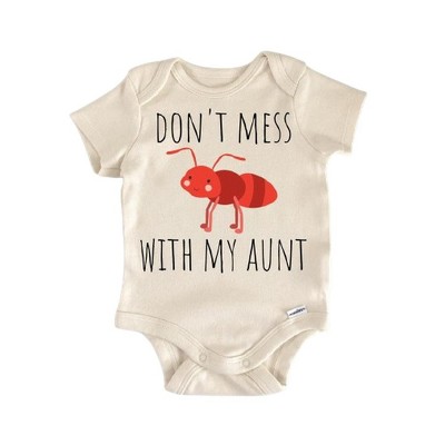 Auntie Aunt Ant Newborn Baby Onesie® Bodysuit
