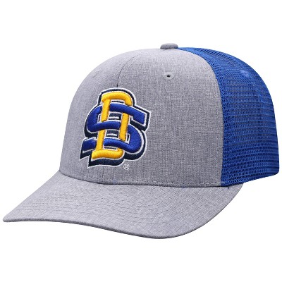 NCAA South Dakota State Jackrabbits Men's Gray Chambray with Hard Mesh Snapback Hat