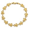 Black Bow Jewelry 14k Yellow Gold Swimming Sea Turtle Bracelet - 7.25 Inch - 3 of 4