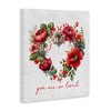 Stupell Industries Valentine's Heart Shaped Wreath, 16" x 20" - 3 of 4