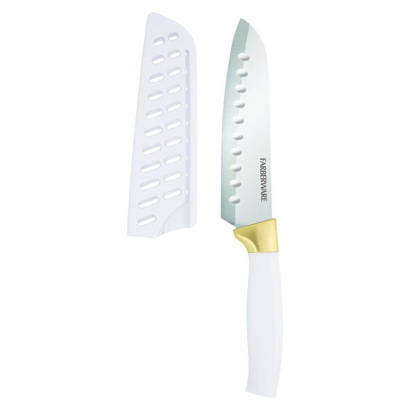 Farberware 12pc Cutlery Set White/Gold, 5 of 10