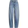 Lands' End Women's Recover High Rise Barrel Leg Ankle Jeans - 3 of 4