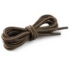 Elerevyo Round Rope Dual Colored Striped 0.2" Thick Boot Sneakers Shoelace 3 Pairs - 2 of 4