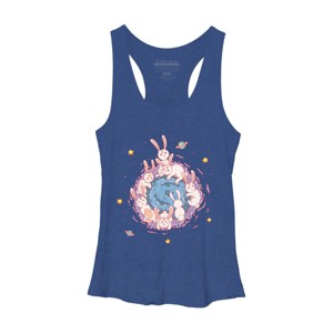 Women's Design By Humans Rabbit Hole By Chofy87 Racerback Tank Top - 1 of 3