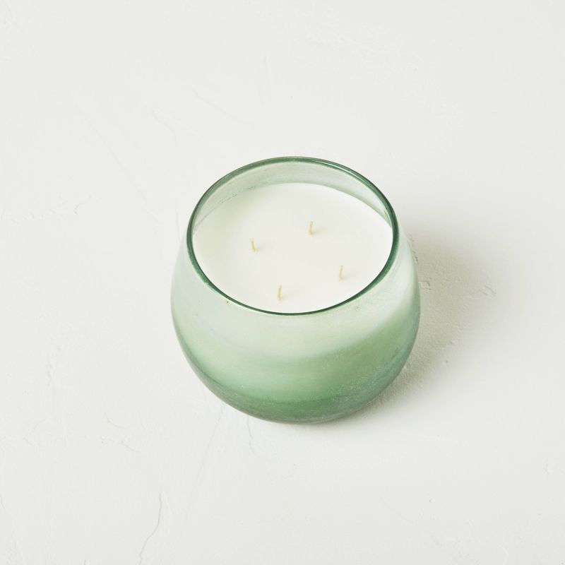 Serenity Fashion Salted Glass Wellness Jar Candle Green - Casaluna™, 5 of 13