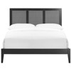 Modway Sirocco Rattan and Wood Full Platform Bed - 4 of 4