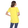 Women's Crisscross Neck Short Sleeve Top - White Mark - 3 of 4