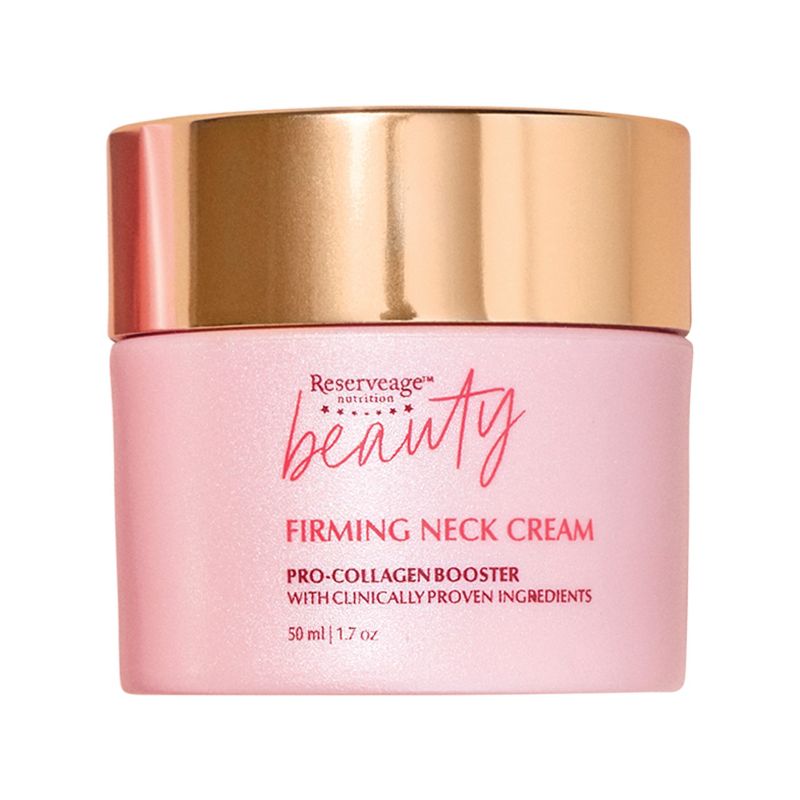 Reserveage Beauty, Firming Neck Cream with Pro-Collagen Booster, Tights, Smooths and Moisturizes with Micro-Encapsulated Copper Peptides, 1.7 oz, 1 of 8