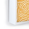 Little Dean Yellow mustard boho stripe Framed Mini Art Print 4" (H) x 3" (W) x 1" (D) - Society6 - 3 of 3
