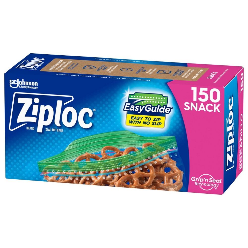 Ziploc Snack Bags with Grip n Seal Technology