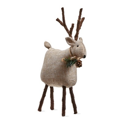 tagltd Reindeer Tabletop Decor Decoration Large, 6.69L x 2.64W x 10.5H in.