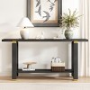 62.9" Modern Minimalist Console Table with Open Shelf, Stylish Console Tables for Hallway, Entryway or Living Room Display and Storage-The Pop Home - 2 of 4