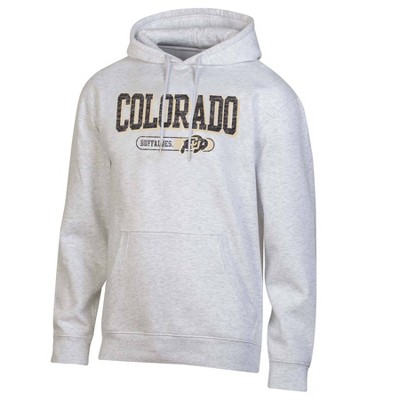 NCAA Colorado Buffaloes Gray Fleece Hooded Sweatshirt