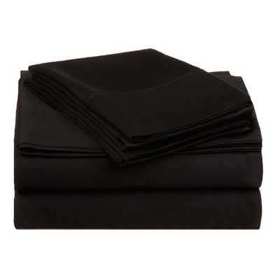 Luxury Egyptian Quality Cotton 530 Thread Count Solid Deep Pocket Bed Sheet Set by Blue Nile Mills