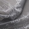 RT Designers Collection Sheryl Embroidery Dorly Grommet Curtain Panel Pair 36" x 84" Grey - 3 of 4