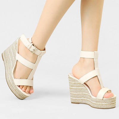 white platform sandals target