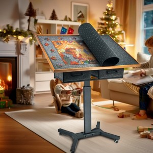 Artloge Jigsaw Puzzle Table with Adjustable Tilting Angle & Wheels - 1 of 4