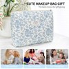 Generic Floral Makeup Bag Cute Floral Coquette Aesthetic Toiletry Bag - 2 of 4