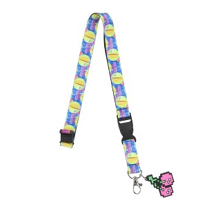Pacman Twin Cherries 22” Lanyard With ID Sleeve - 1 of 4