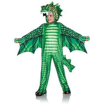 Green Dragon Printed Children's Costume