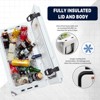 MaseiKar 25/30/35/40 Quart Rotomolded Cooler - 100+ Hrs Ice Retention, UV Resistant, 310LB Capacity, Leakproof for Camping, Beach, Tailgating - 4 of 4