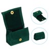 Unique Bargains Velvet Cloth Buckle Closure Portable Jewelry Holder for Rings Earrings - 4 of 4