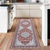 Area Rugs - Ultra-Thin Washble Rug, Stain Resistant Anti Slip Backing Rugs for Living Room,Bedroom, Vintage Home Decor Area Rug - 2 of 4
