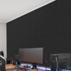 VEVOR 5 Pack Acoustic Panels with Self Adhesive, 47.2x23.6x0.4 inch Sound Proof Foam Panels, Polyester Fiber Soundproof Wall Panels High Density,Black - 2 of 4