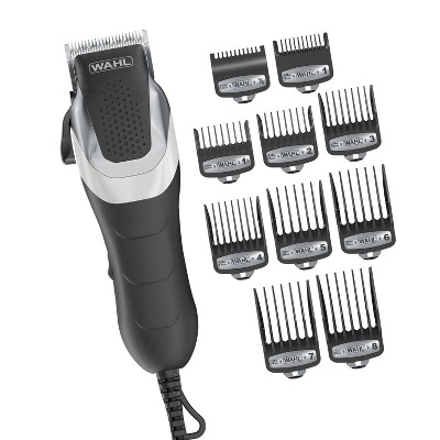 Wahl Clipper Pro Series Hair Cutting Kit with Self Sharpening Blades and Premium Guide Comb