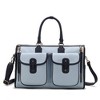 MKF Collection Genevieve Color Block Vegan Leather Women’s Duffle Bag by Mia K - 2 of 4