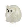 Roman 4.25" Pudgy Pals Wide Eyed Beige and Cream Owl Table Top Decorative Figure - 2 of 3