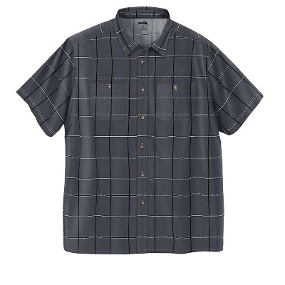KingSize Short Sleeve Printed Sport Shirt