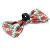 The Worthy Dog Poinsettias Bow Tie - Adjustable Pet Collar Accessory - 2 of 3