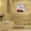 Stupell Industries Women's Fashion Bathroom Red Wine Heels Canvas Art, 24" x 24" - 3 of 4