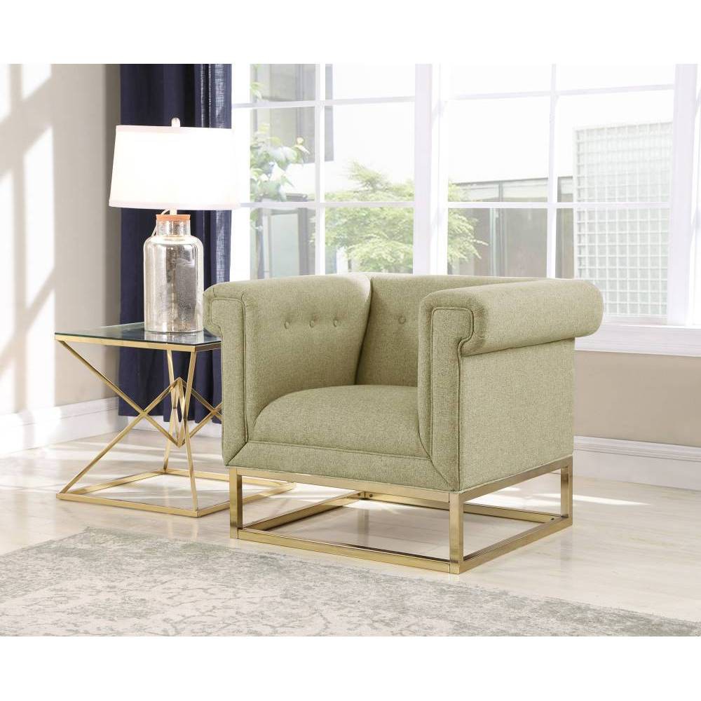 Gloria Club Chair Beige - Chic Home Design was $719.99 now $431.99 (40.0% off)