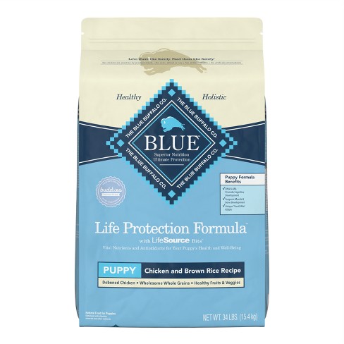 Blue Buffalo Life Protection Formula For Puppy Chicken And Brown Rice ...