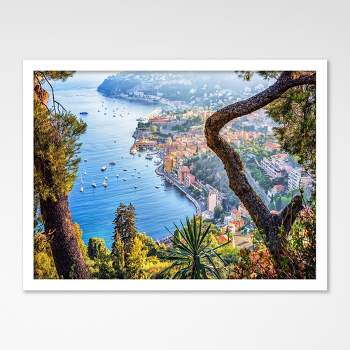 Americanflat Modern Wall Art Room Decor - Villefranche by Manjik Pictures