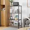 Vynxaria 1000 lbs Storage Shelving Steel Heavy Duty 4-Tier Utility Shelving Unit Steel Organizer Wire Rack - 3 of 4