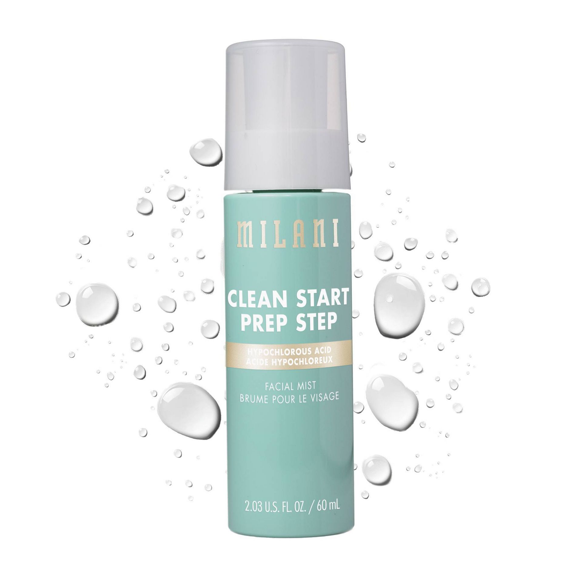 Milani Clean Start Prep Step Hypochlorous Acid Facial Mist - 2.03 fl oz