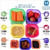 14-PC Portion Control Containers DELUXE Kit with Guides & Recipes, BPA Free - 2 of 4