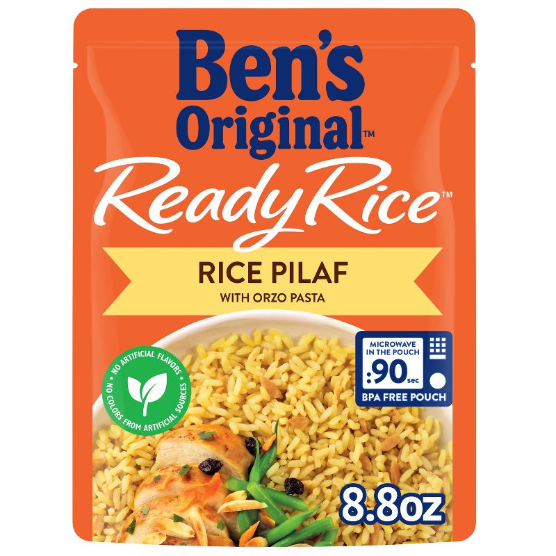 Ben&#39;s Original Ready Rice Rice Pilaf Microwavable Pouch - 8.8oz, 1 of 8