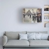 Trademark Fine Art -Gustave Caillebotte 'Rainy Day in Paris' Canvas Art - 2 of 4