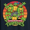Men's - Teenage Mutant Ninja Turtles - Retro Sunset Circle Long Sleeve Graphic T-Shirt - 2 of 4