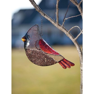 Evergreen Garden Cardinal Mesh Bird Feeder