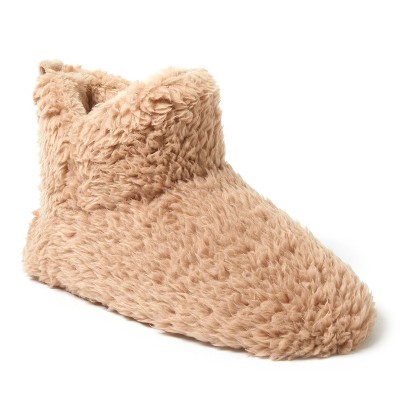 Dearfoams Womens Chelsea Shaggy Pile Bootie Slippers - Latte Size Xl :  Target