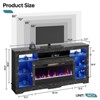 Bestier Tall Fireplace TV Stand with 36" Fireplace, 34.6" High LED Entertainment Center for TVs Up to 80" - 4 of 4