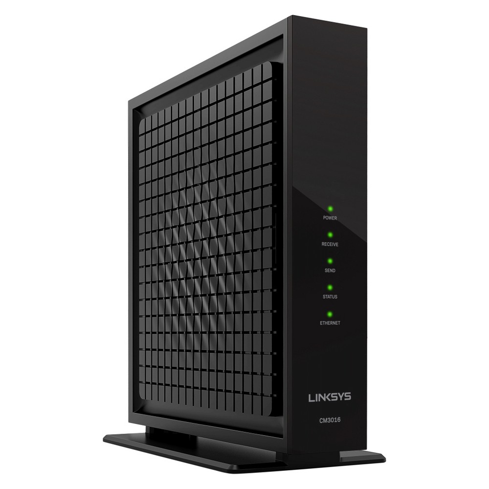 UPC 745883708826 product image for Linksys Cable Modem Up To 686 Mbps - Black (CM3016) | upcitemdb.com